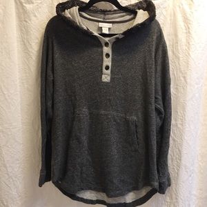 Soft Surroundings Gray Sweatshirt Small